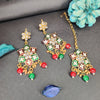 Graceful Meenakari Necklace Set in Rich Colors