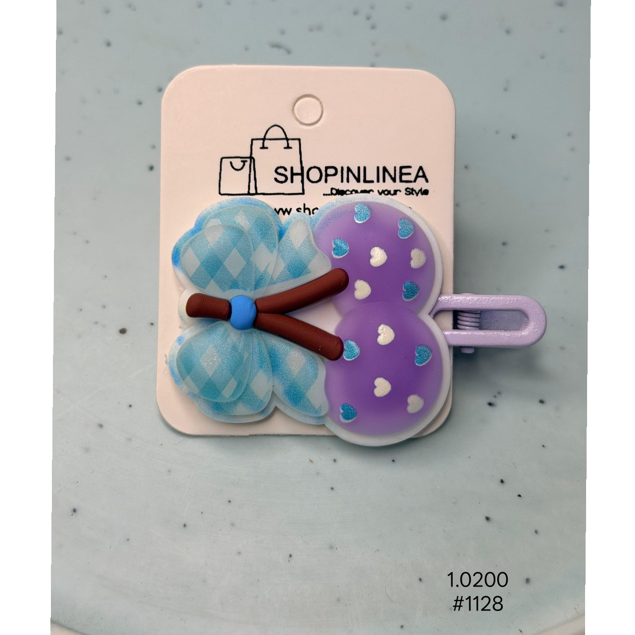 Purple And Blue  Hair Clip