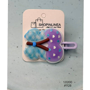 Purple And Blue  Hair Clip