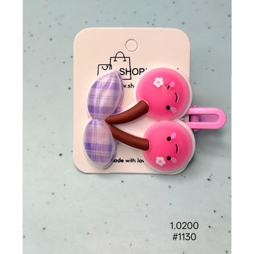 Cute Cartoon Cherry Hair Clip