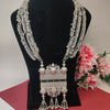 Ethnic Long Oxidized Necklace Set