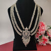 Artisanal Long Oxidized Jewelry with Traditional Motifs