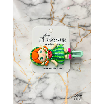 Cute Watermelon Girl Hair Clip