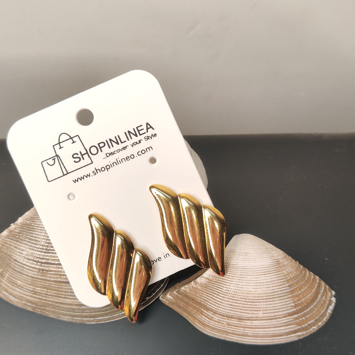 Modern Shine Drop Earrings