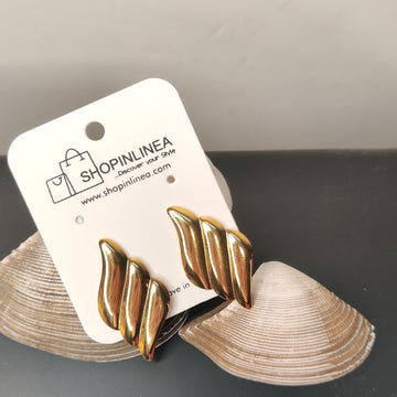 Modern Shine Drop Earrings
