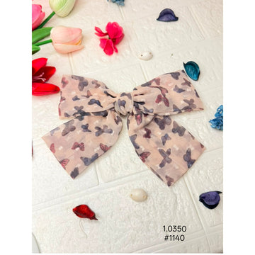 Elegant Chiffon Ribbon Bow Hair Clip