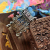 Playful Silver Handcuff Featuring Ghungroo for a Festive Vibe