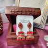 A Drop of Elegance: Pearl Drop Jhumki