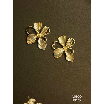Golden Bloom Stud Earrings