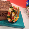 Sophisticated Pearls Meet Coin Details bangles