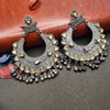 Dark Elegance Black Metal Chandbali