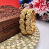 Affordable Luxury: Matt Finish Golden Bangles