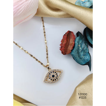 Anti-Tarnish Evil Eye Chain Pendant