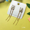 Modern Pearl Dangle Elegance