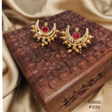 Maharashtrian Chandrakor Stud Earrings