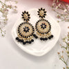 Stunning Stone-Studded Pearl Drop Chandbali