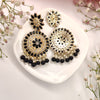 Stunning Stone-Studded Pearl Drop Chandbali