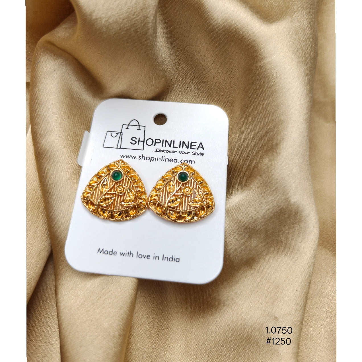 Gold Stud Earrings