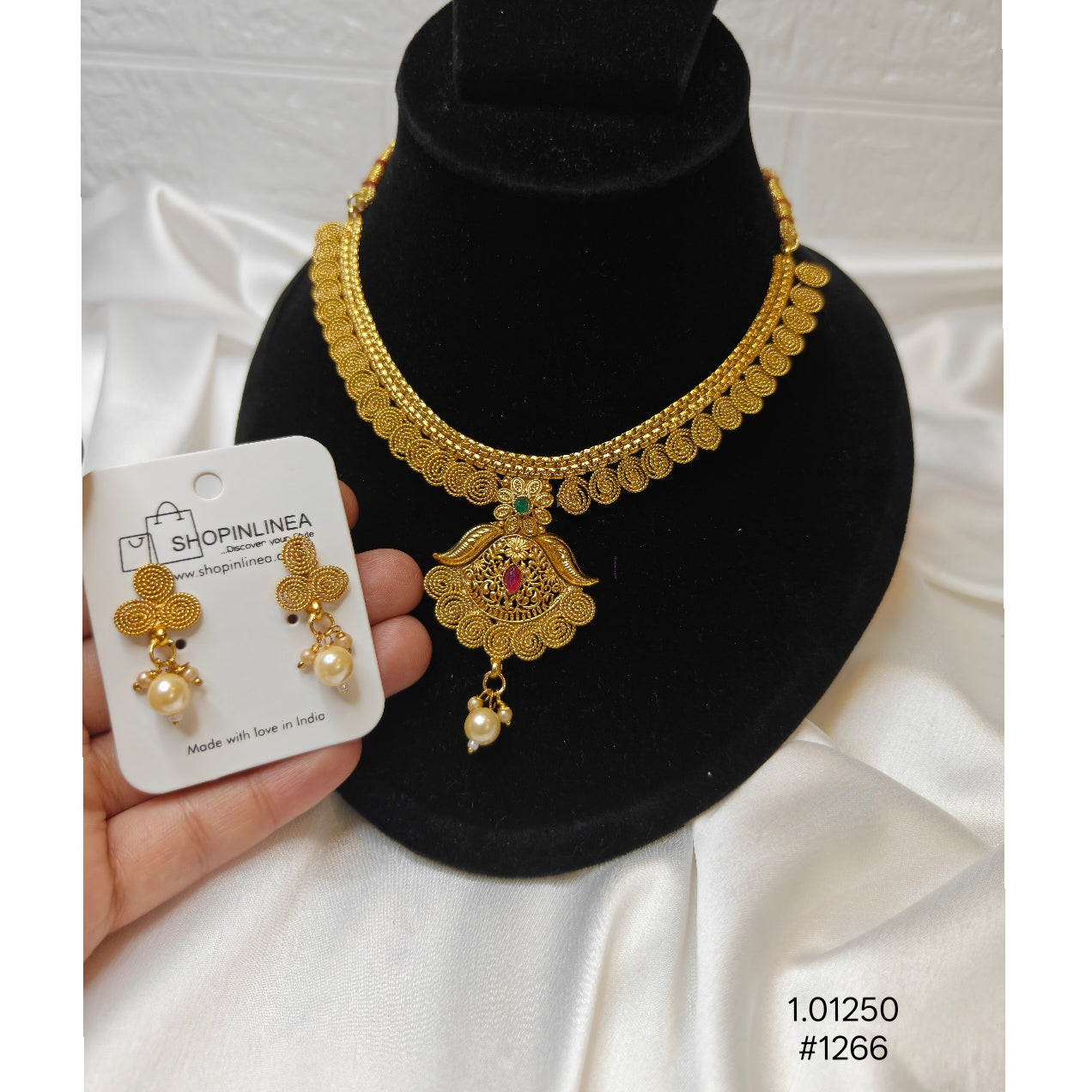 Gold-Plated  Necklace Set
