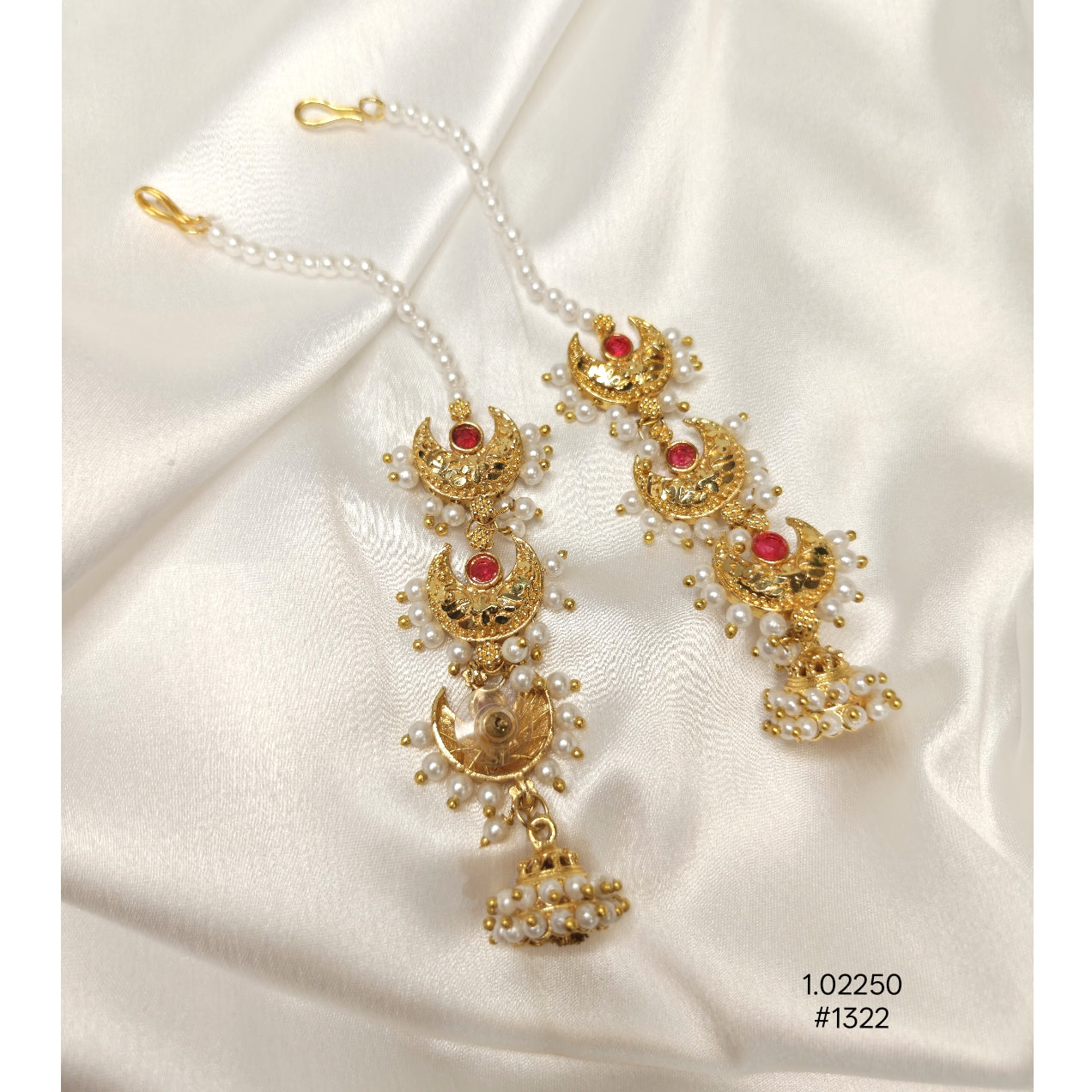 Chandra Moti Jhumka Pearl