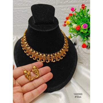 Alignment Gold Plated  Lord Ganesha Necklace Set
