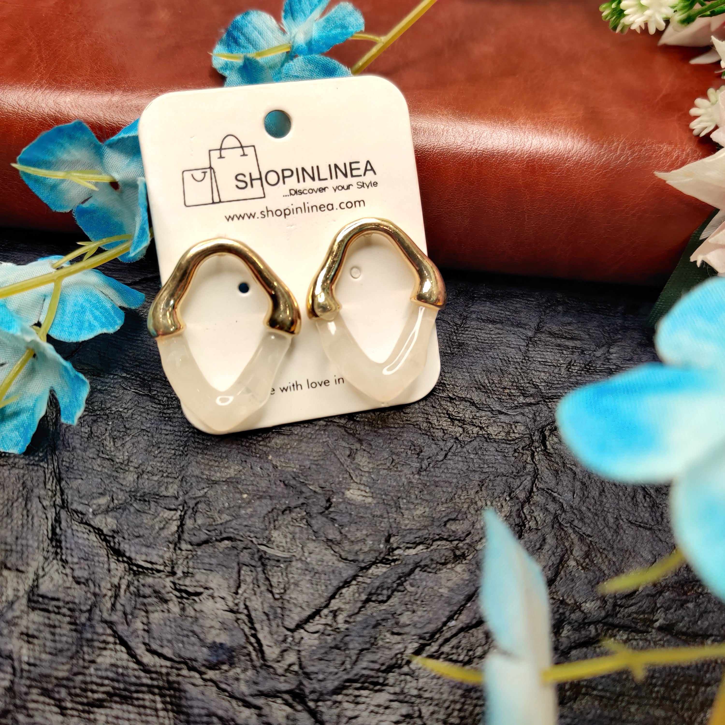 Beautiful Everyday Earrings In White