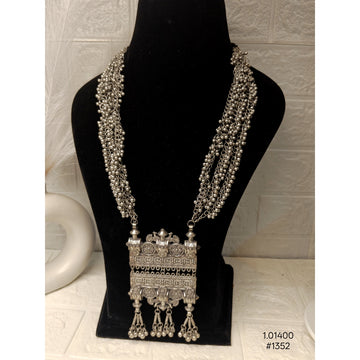 Oxidized  Peacock Long Necklace
