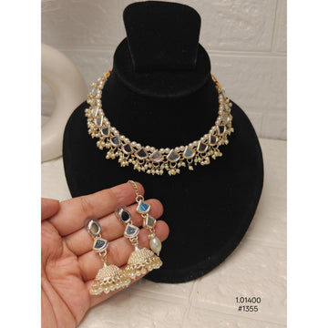 Kundan and Mirror work Necklace