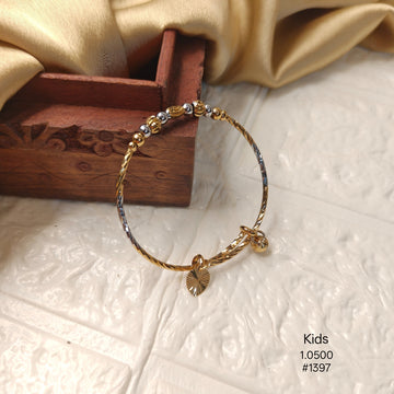 Adjustable Dual-Tone Kids Bracelet
