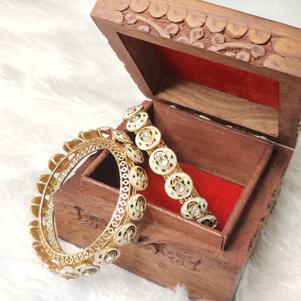 Rajasthani Meenakari Bangles Set