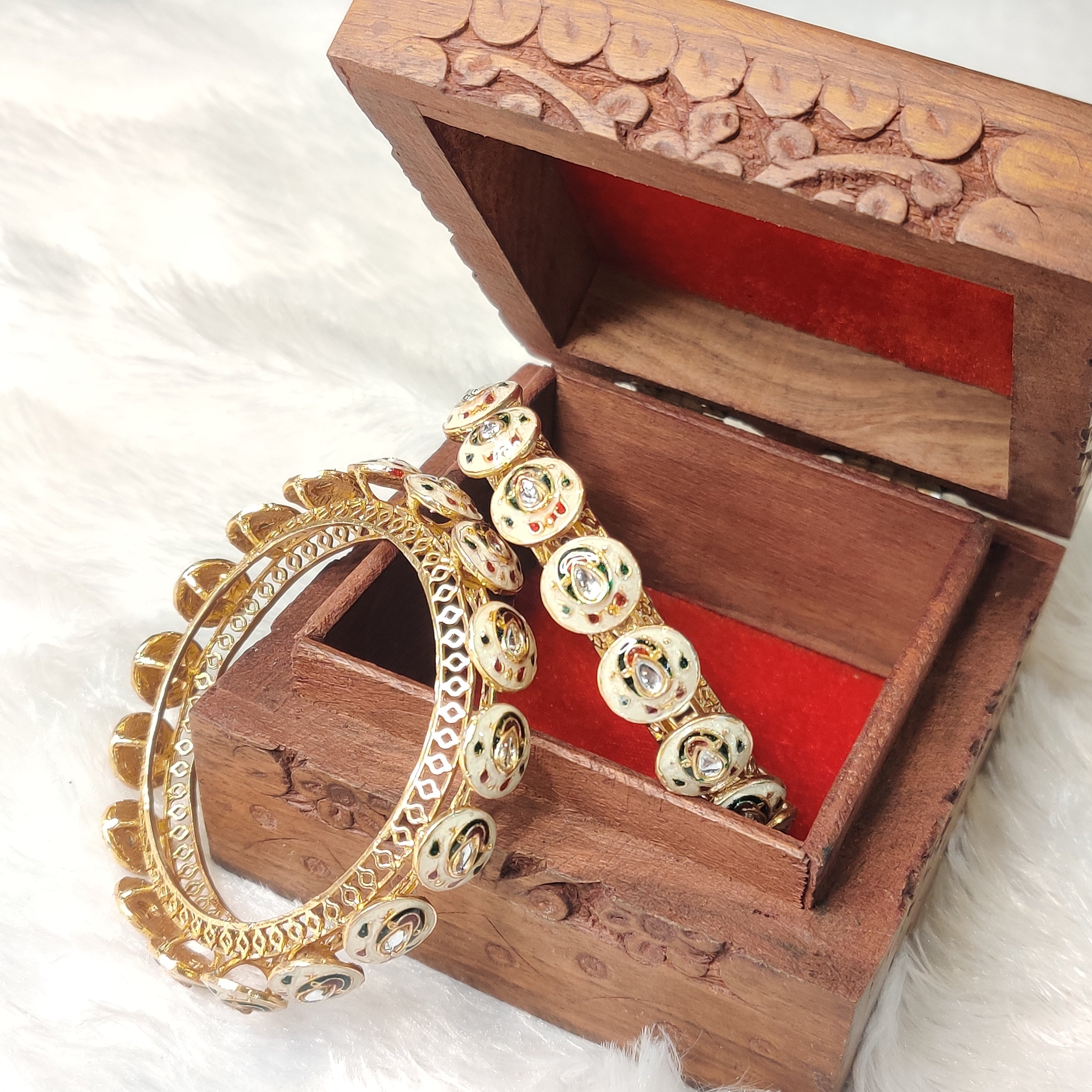 Rajasthani Meenakari Bangles Set