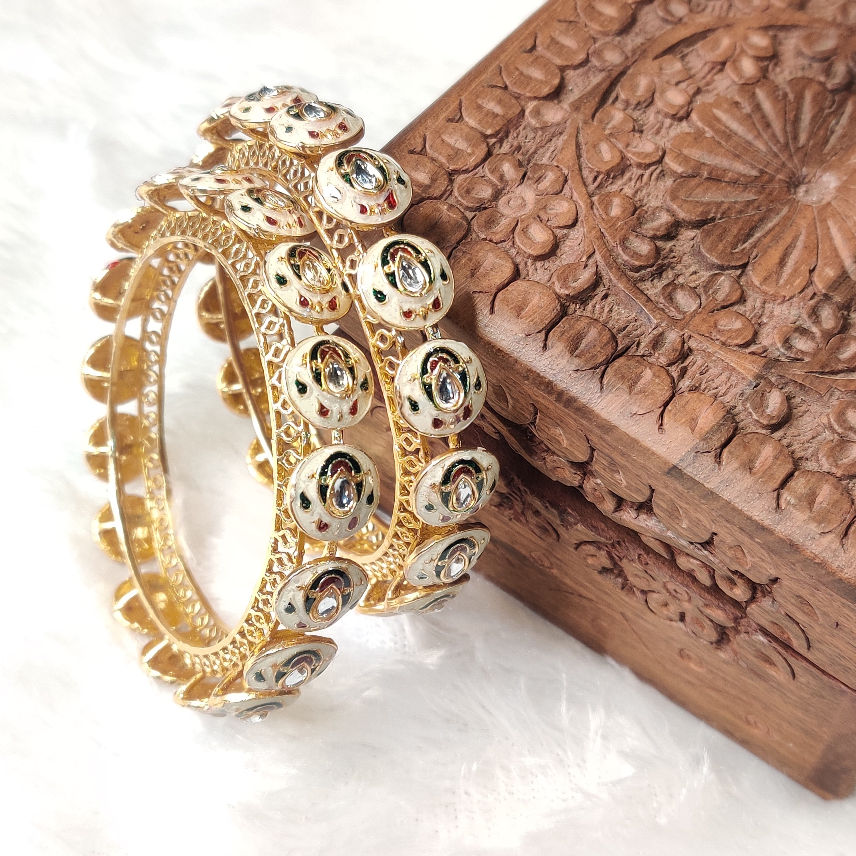 Rajasthani Meenakari Bangles Set