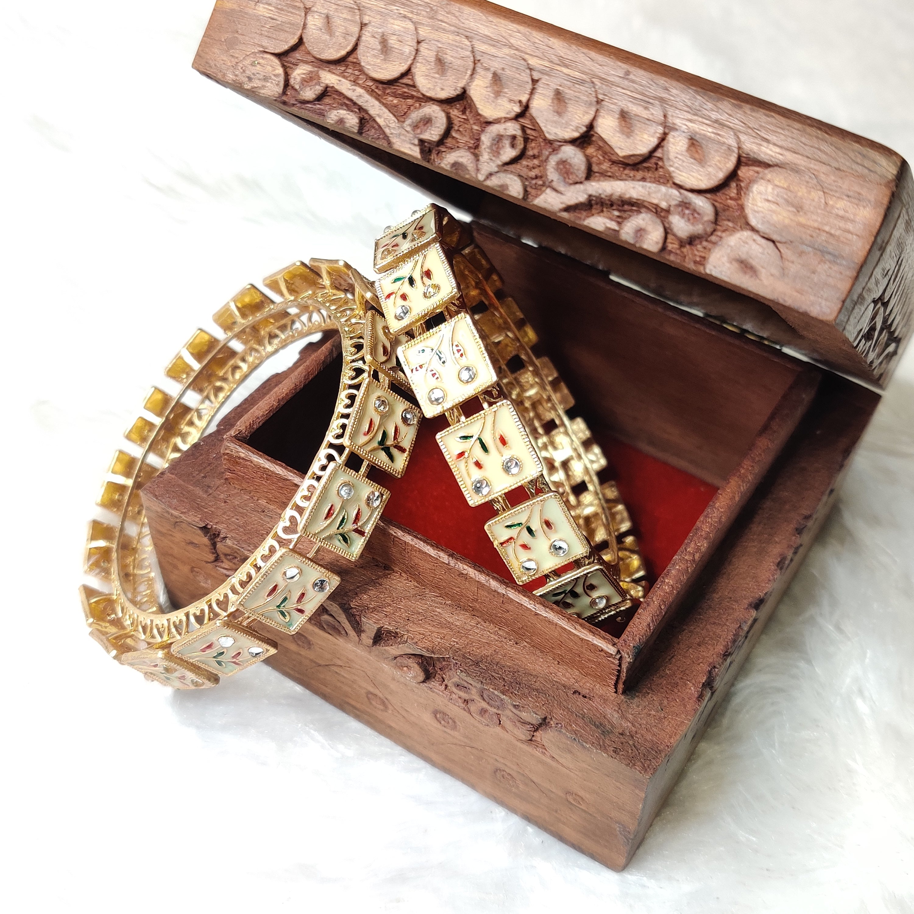 Colorful Meenakari Bangles