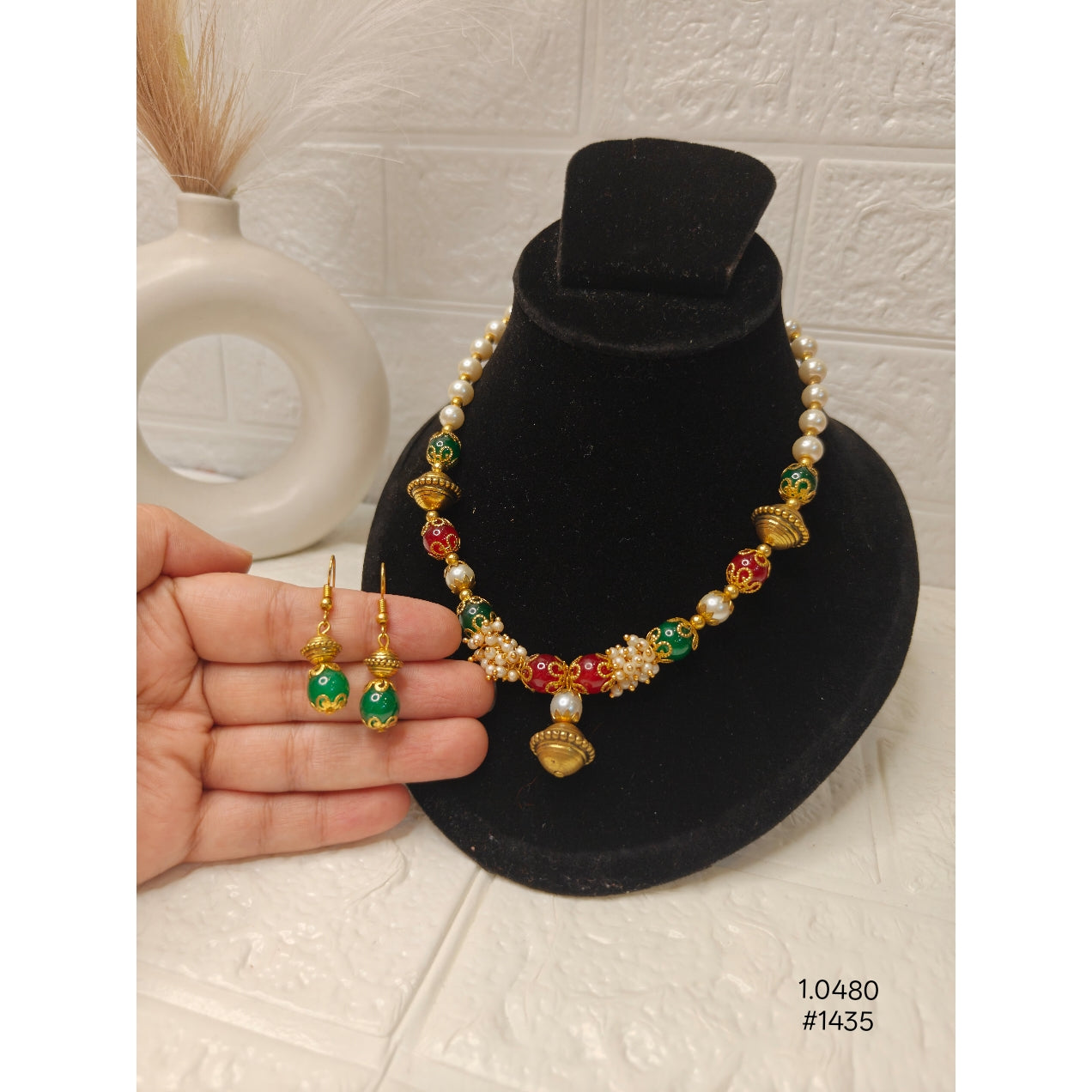 Multicololur Beaded Necklace