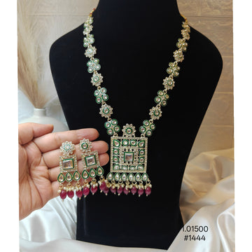 Kundan Polki Rani Haar Long Necklace Set