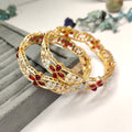 Designer Floral Bangle Set