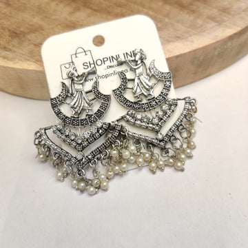 Statement Silver Earrings