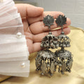 Trendy German Silver Jhumka