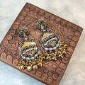 Gold Tone Mirror Danglers