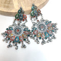 Heavy Look Multi Color Earrings