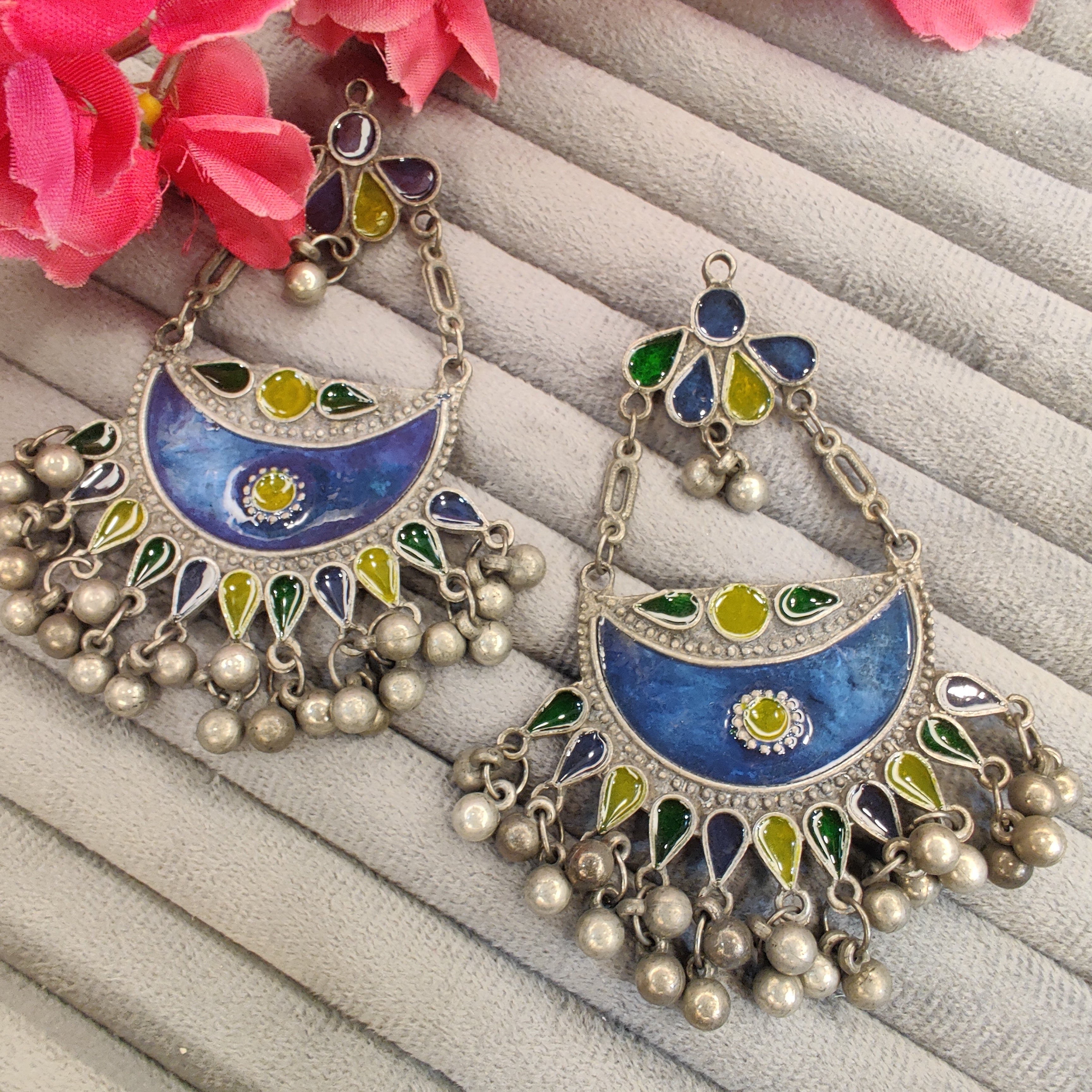 Boho Afghani Dangler Earrings