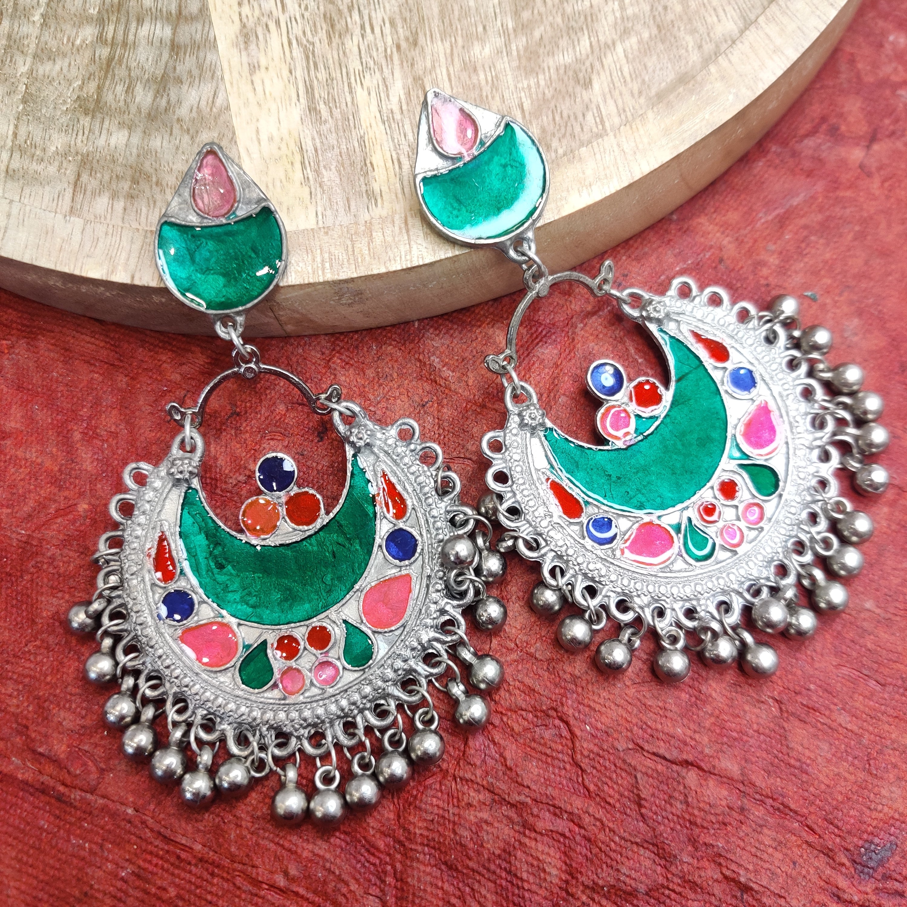 Pretty Afghani Statement Earrings