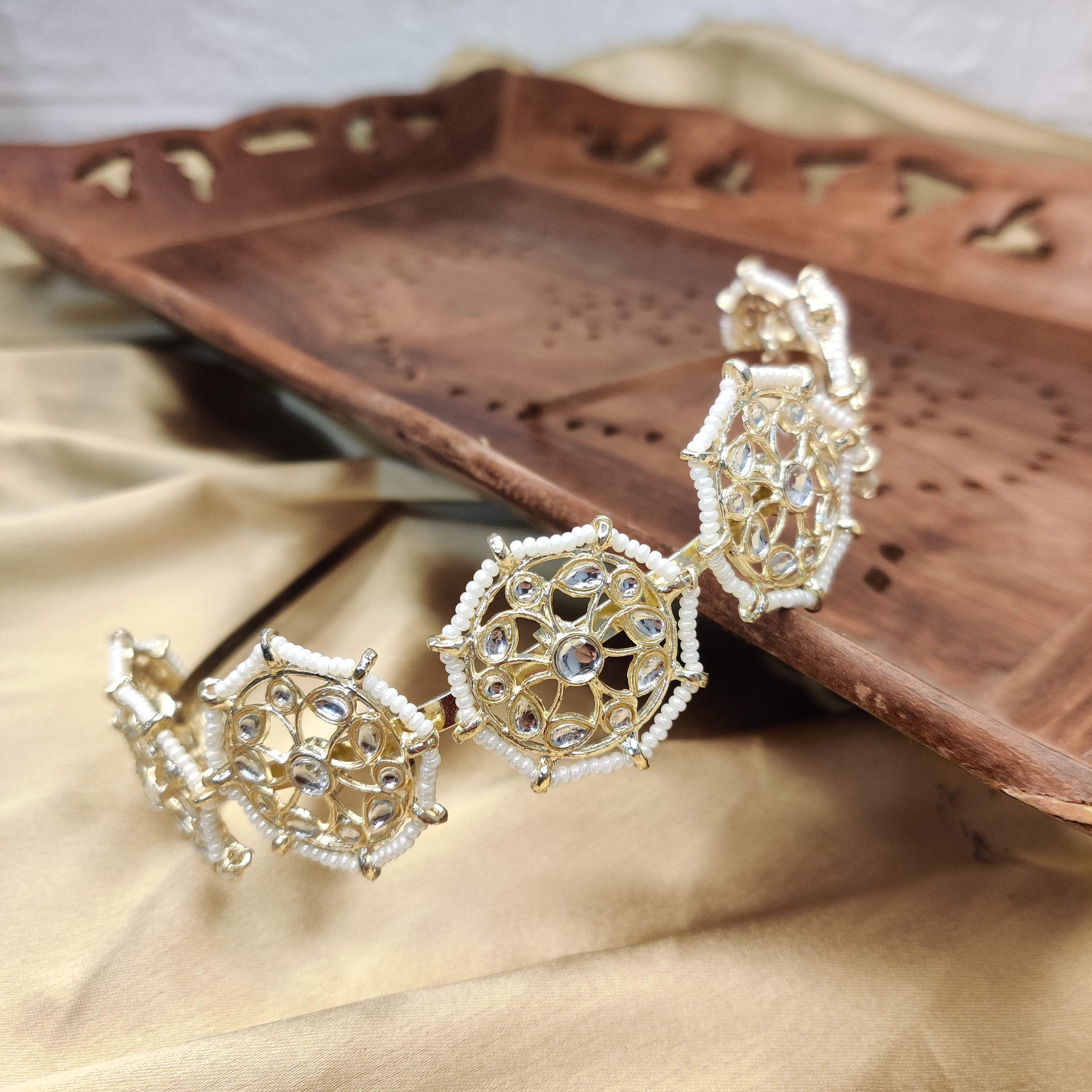 Elegant Kundan Hairband