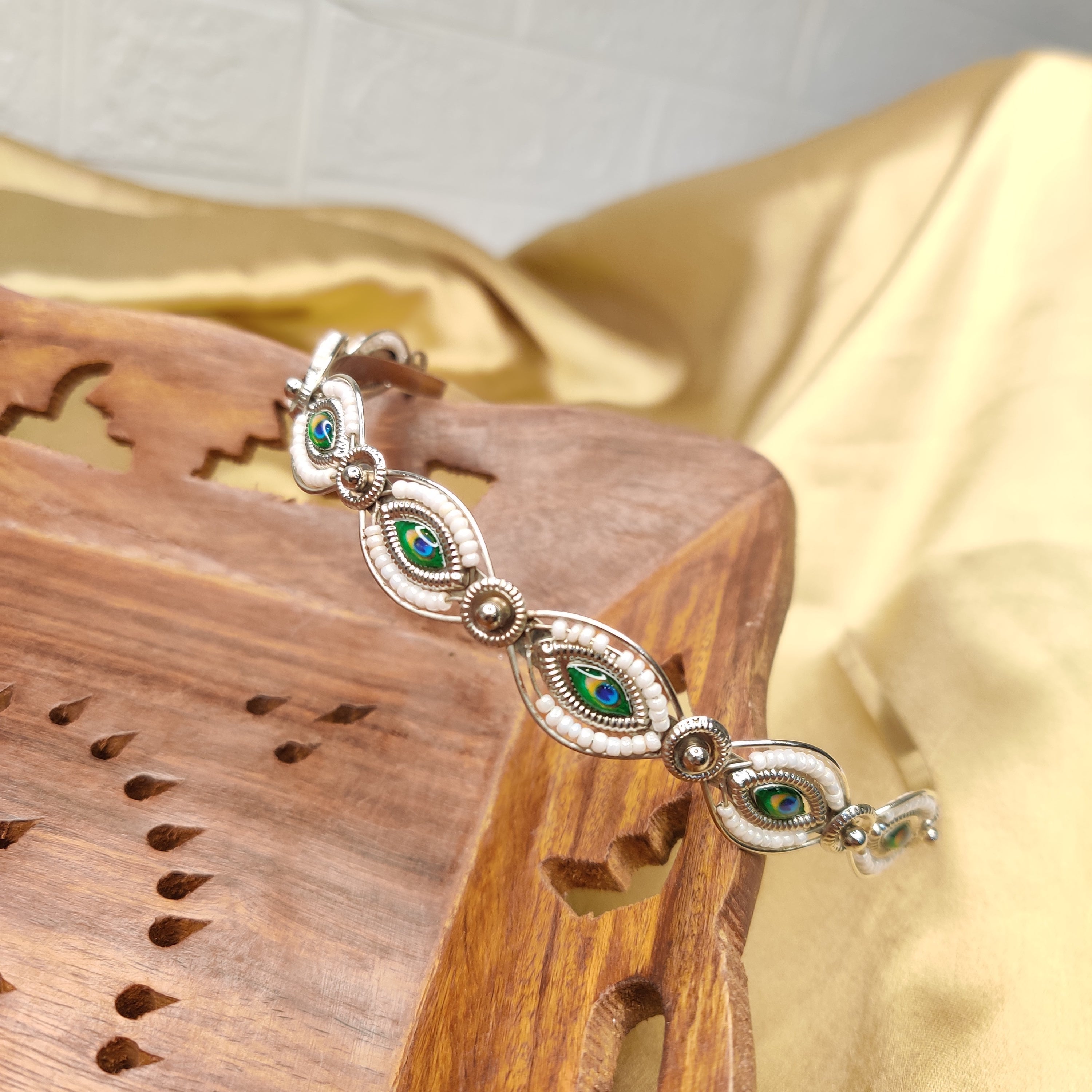 Navratri Special Peacock Hairband