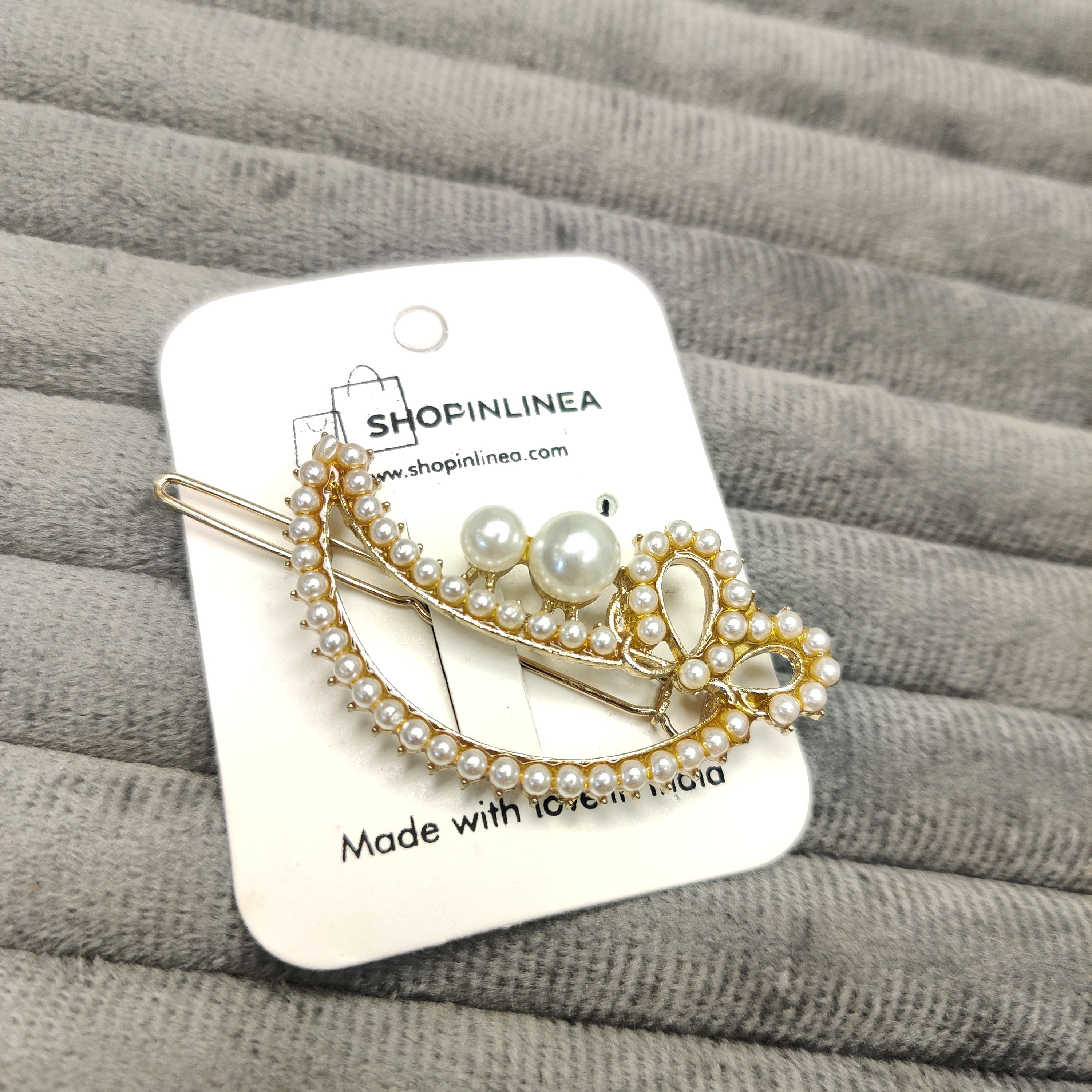 Pearl Studed Hairclip