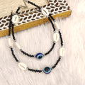 Chic Evil Eye Anklet for Festivals