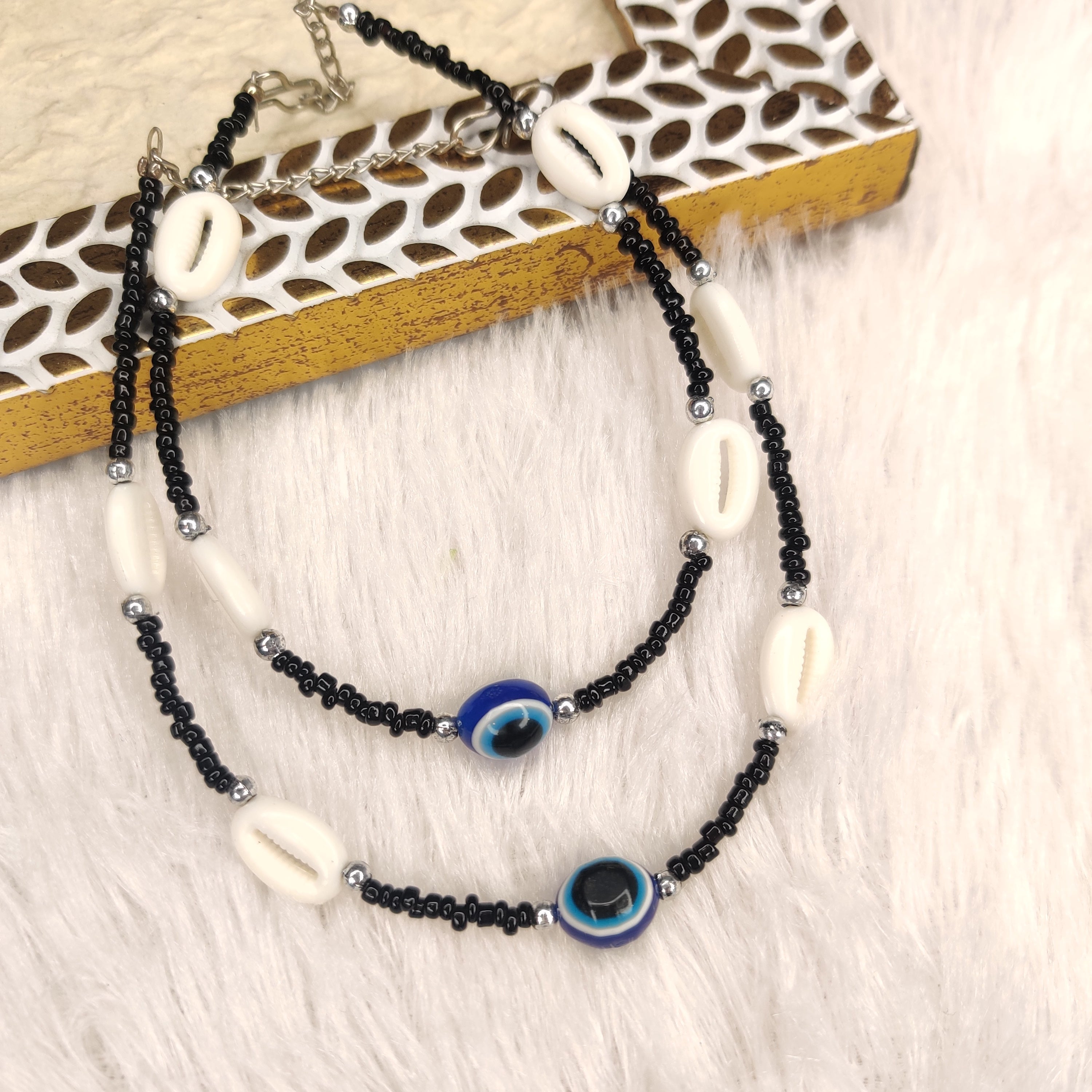 Chic Evil Eye Anklet for Festivals