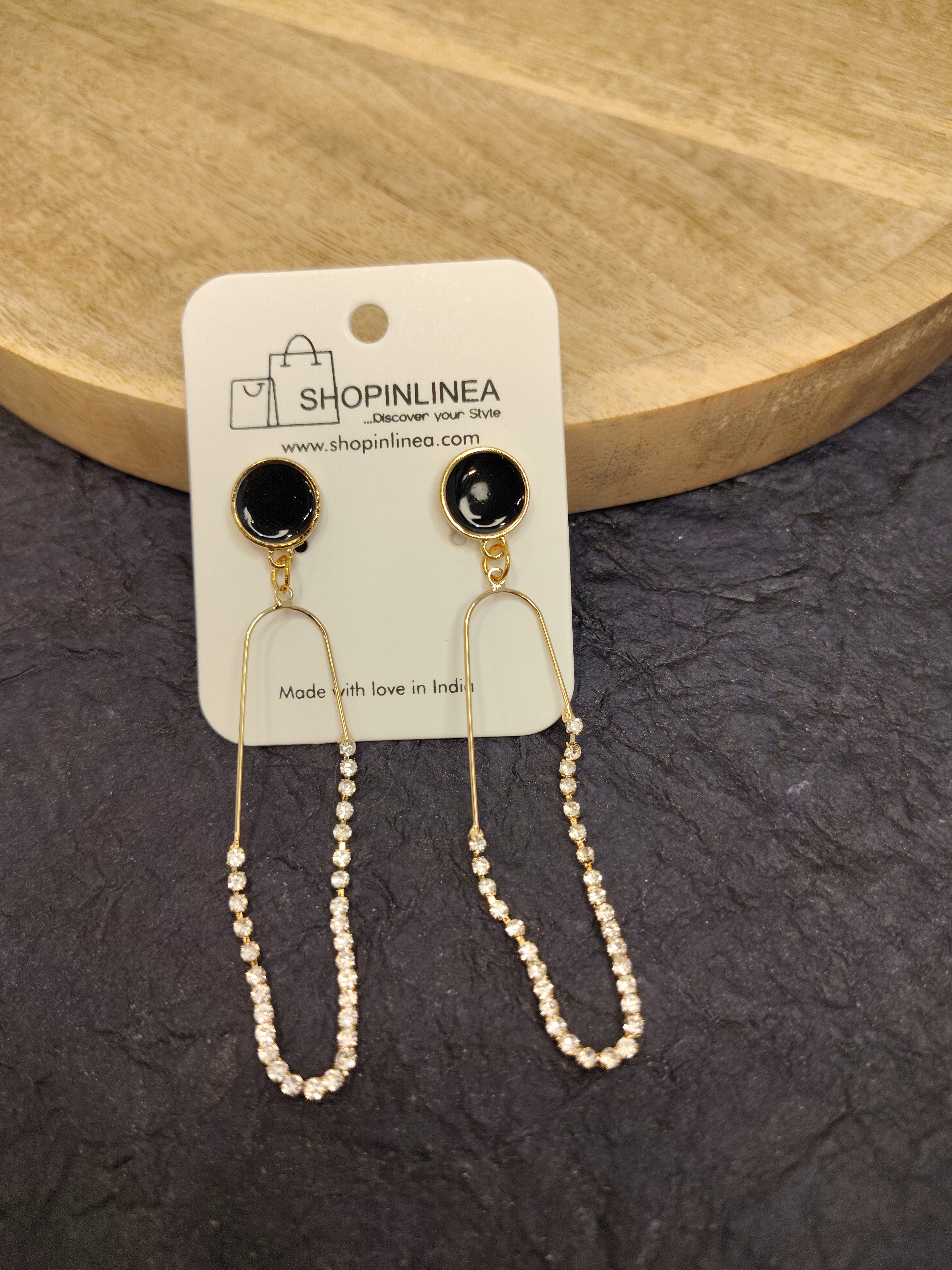 Chic Gold Chain Drop Earrings