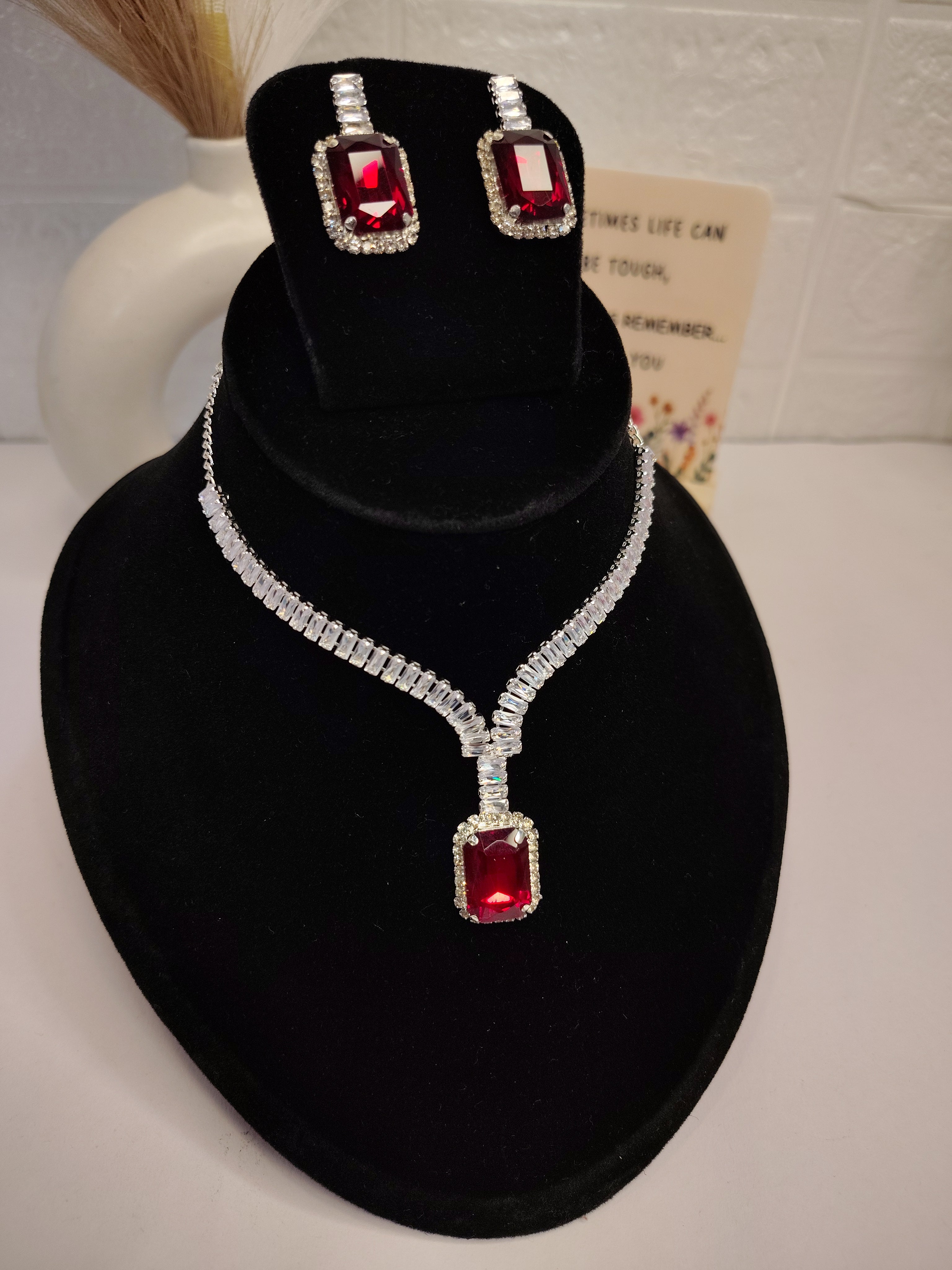 Crystal Elegance American Diamond Set