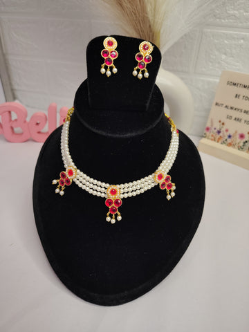 Eternal Beauty Pearl Necklace Set